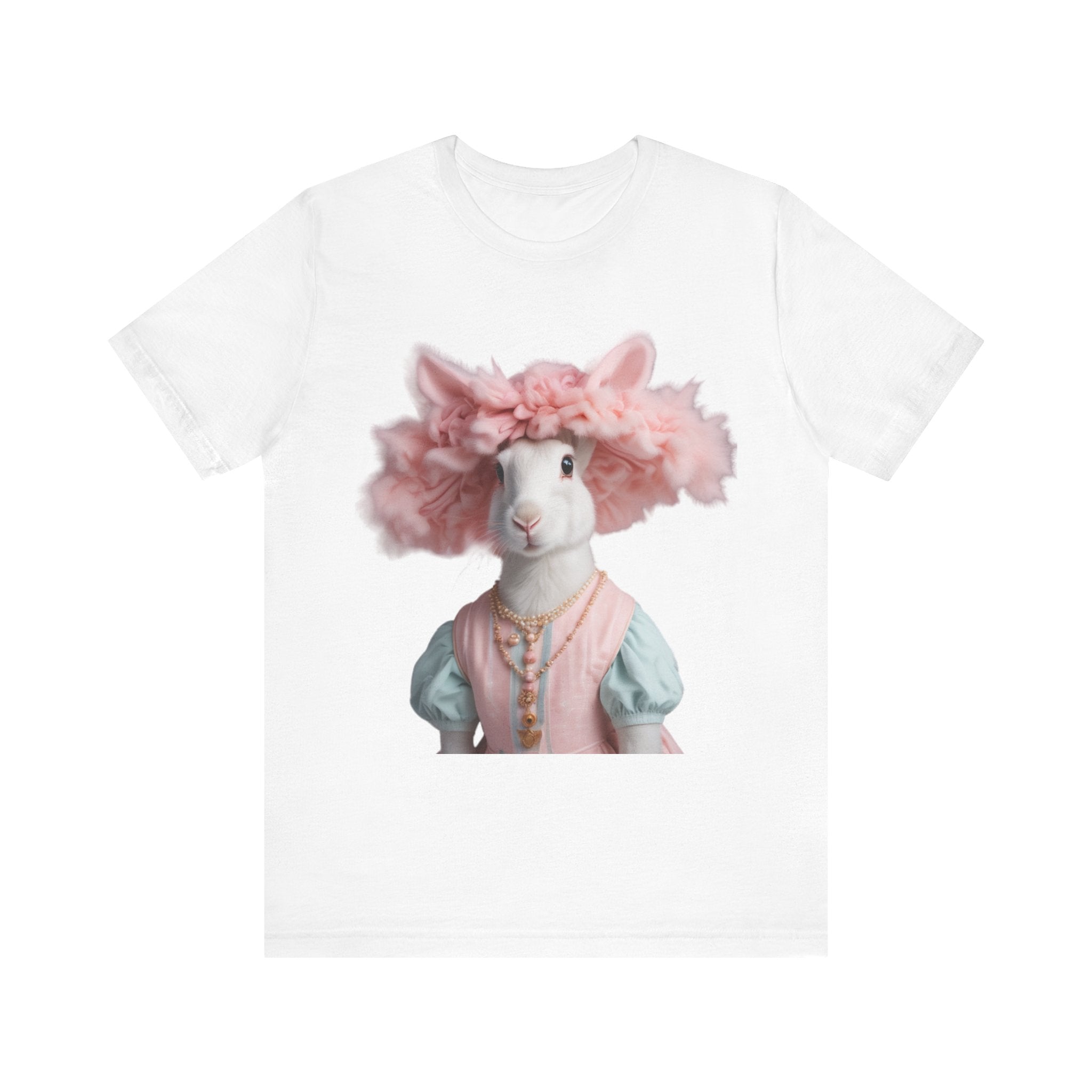Whimsical Bunny Graphic Tee - Perfect for Easter and Spring Celebrations