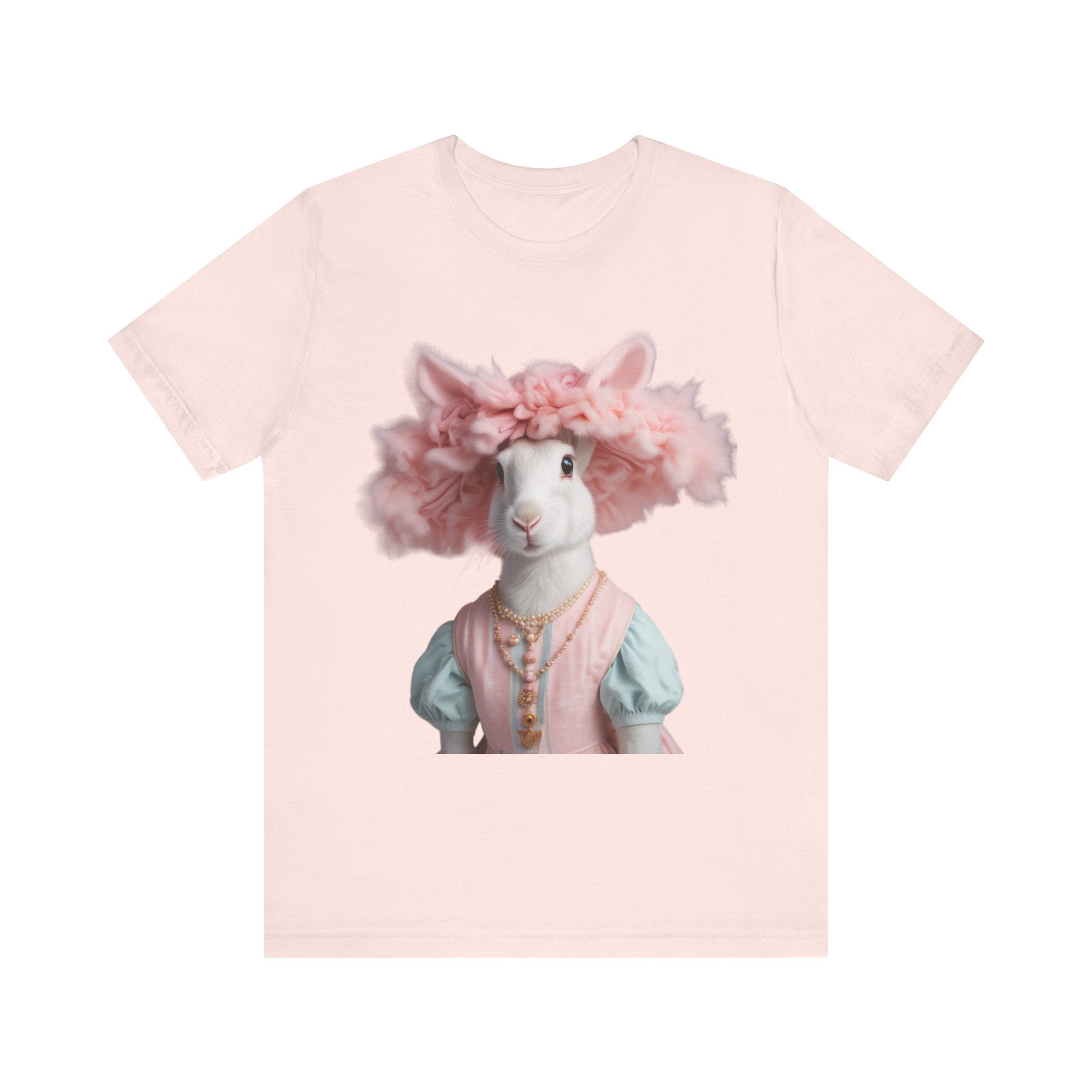 Whimsical Bunny Graphic Tee - Perfect for Easter and Spring Celebrations