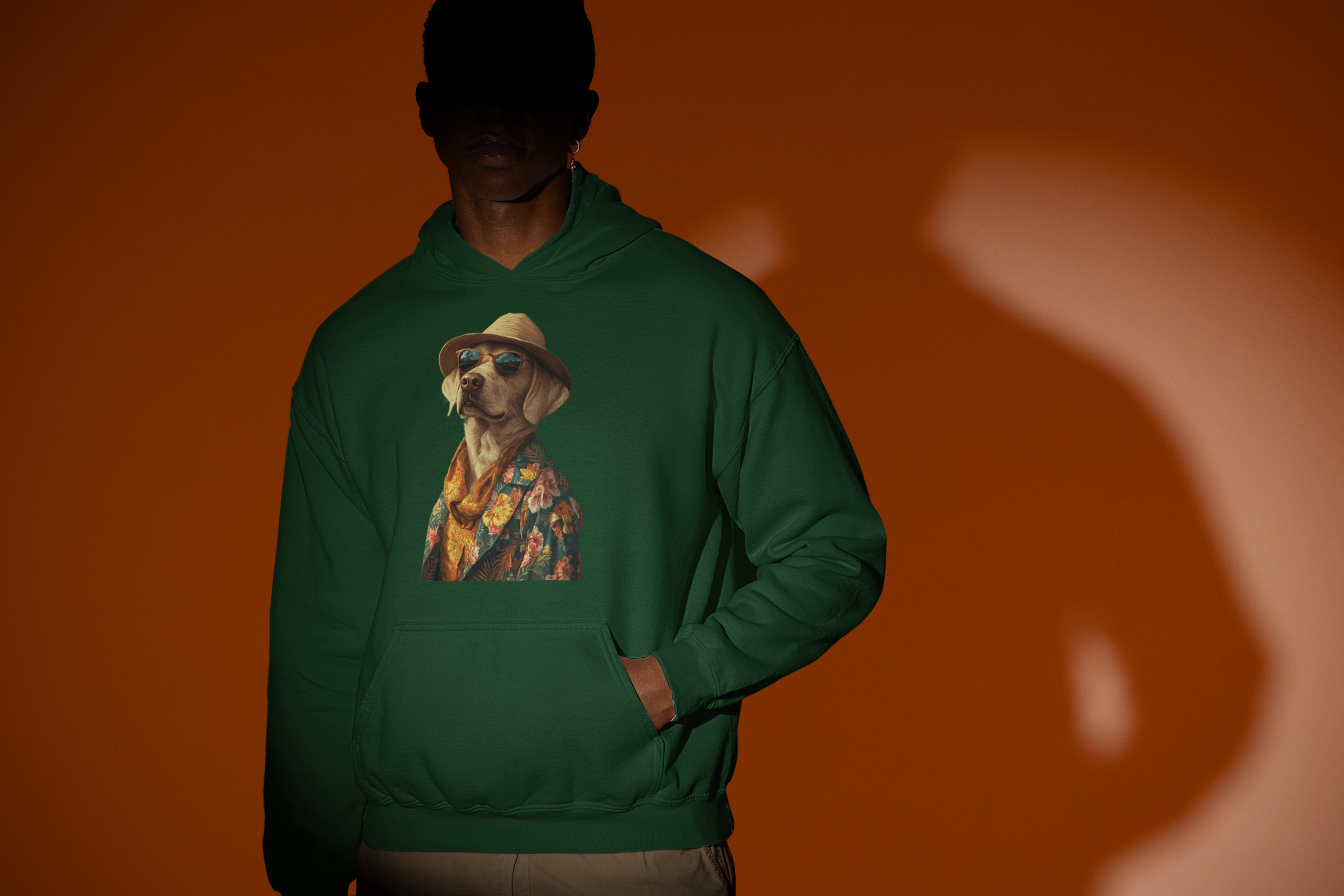 Trendy Dog-Art Hoodie for Pet Lovers