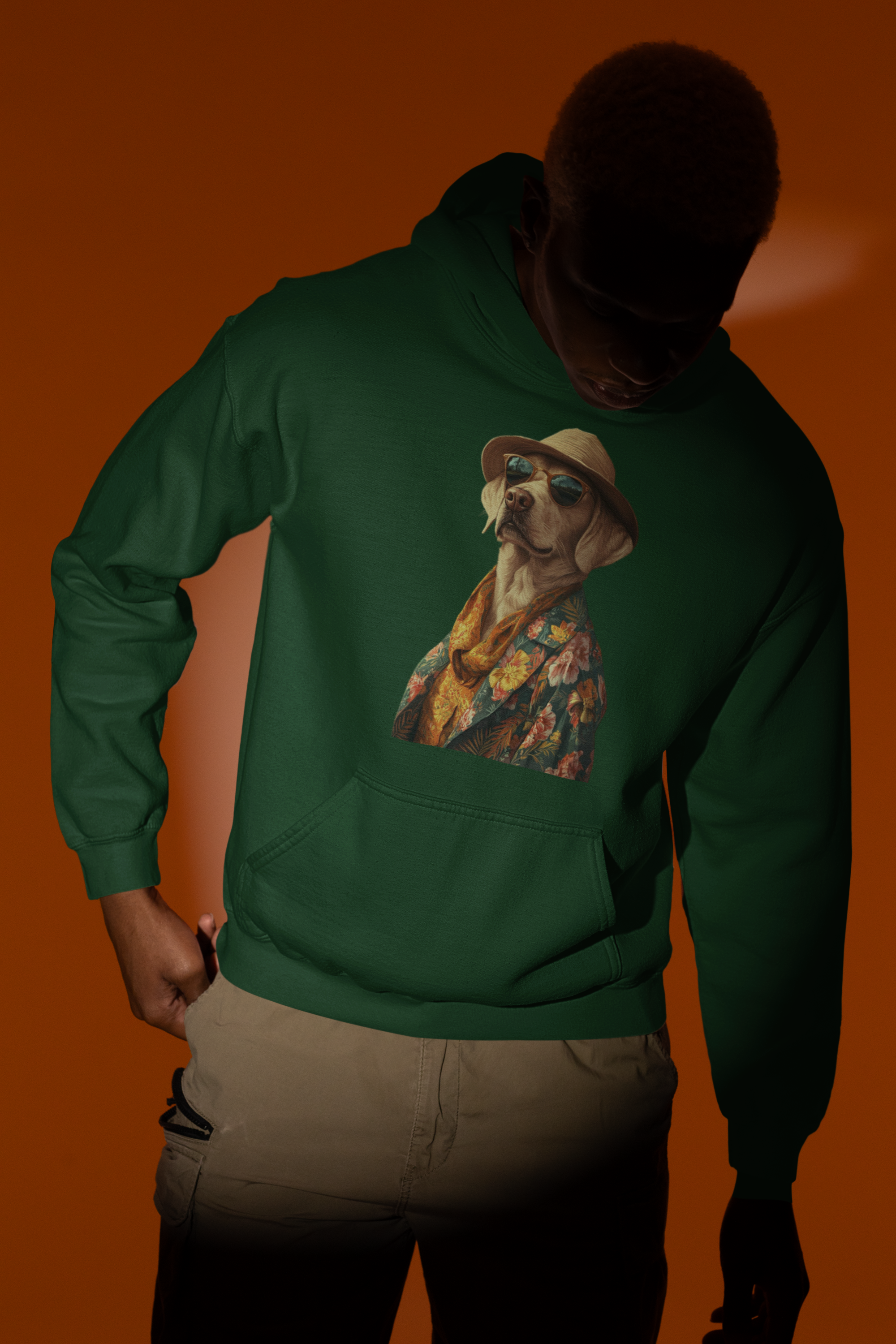 Trendy Dog-Art Hoodie for Pet Lovers