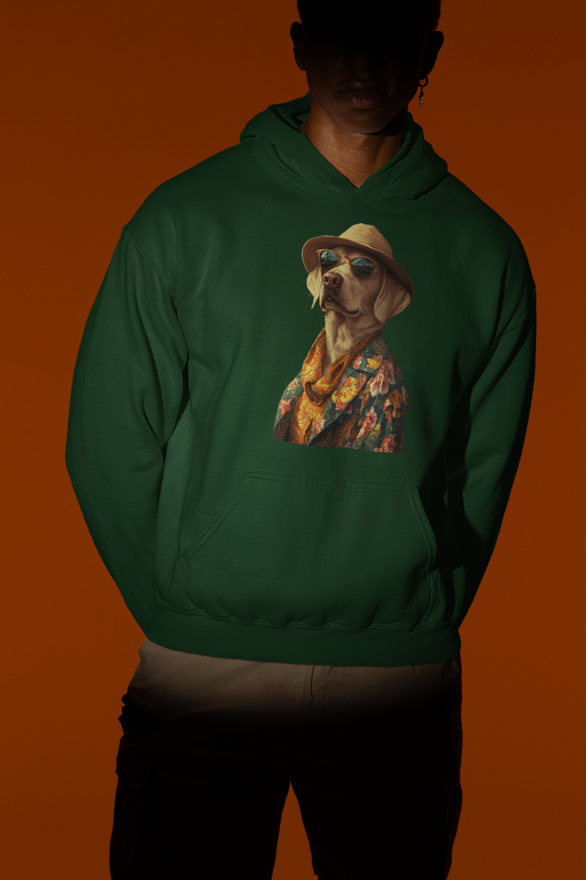 Trendy Dog-Art Hoodie for Pet Lovers