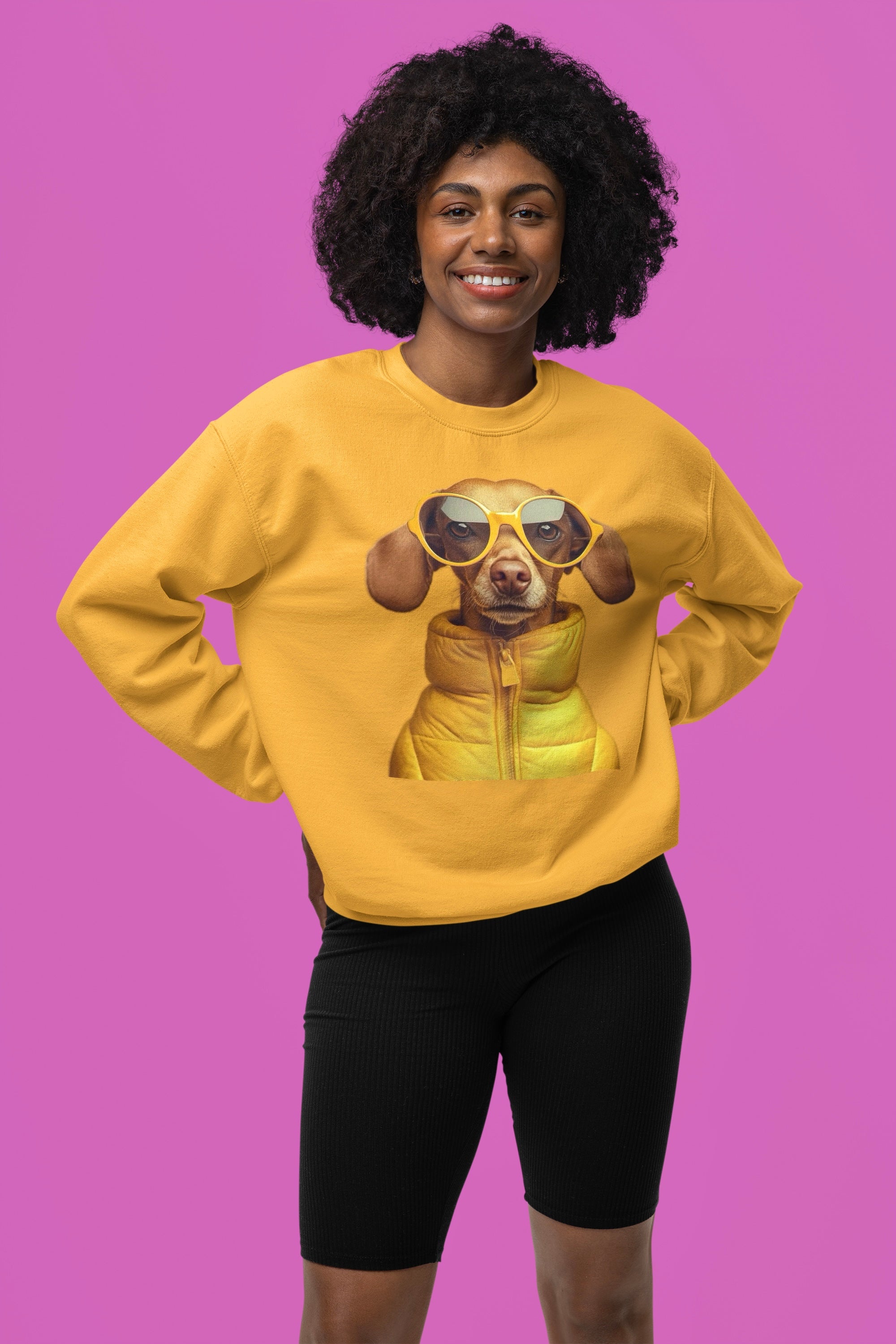 Dog Lover's Cool Sweatshirt, Funny Pet Apparel, Cute Canine Gift, Trendy Dog Mom Top, Comfy Animal Fashion