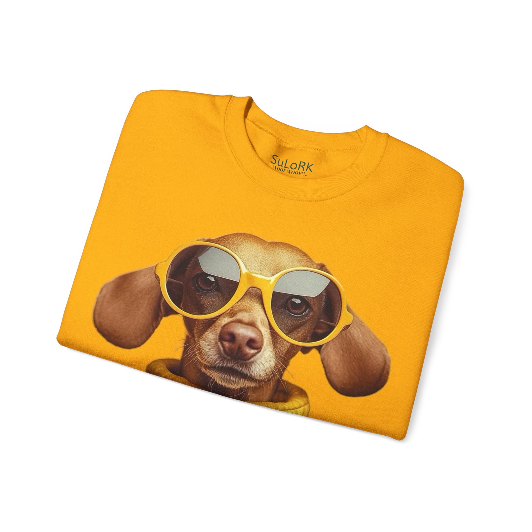 Sunglasses Dog Crewneck Sweatshirt